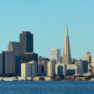 The San Francisco skyline.